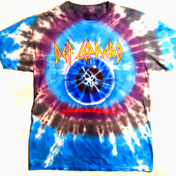 Other - Def Leppard Adrenalize USA Tour Tie Dye Tshirt NWT